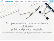 Tablet Screenshot of hosportal.com